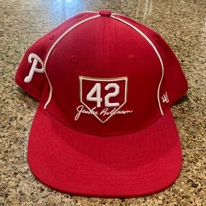 Red Philadelphia Phillies / Jackie Robinson hat, Cooperstown Collection, ‘47,
